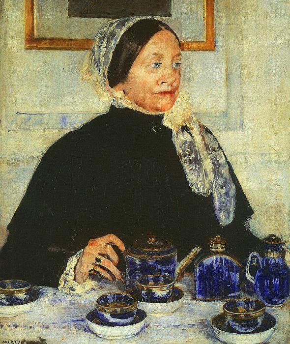 Mary Cassatt Lady at the Tea Table